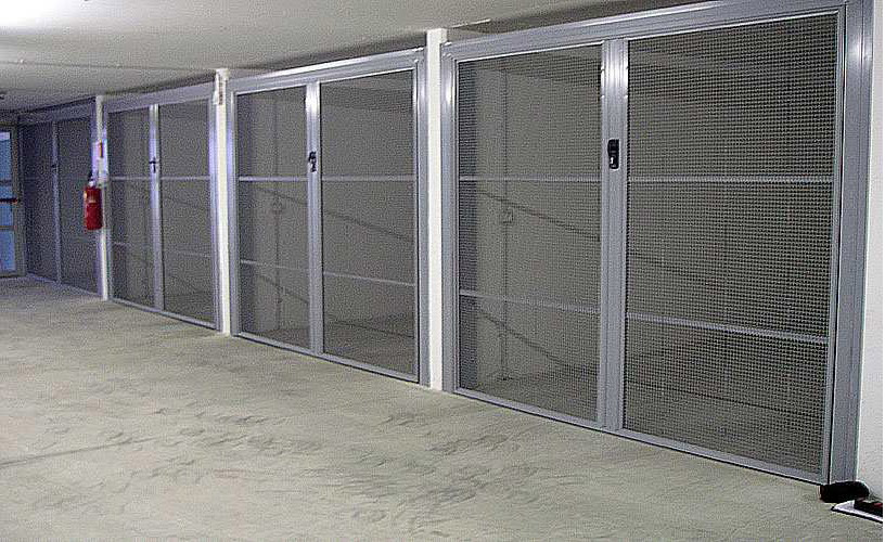 Perforated sheets doors