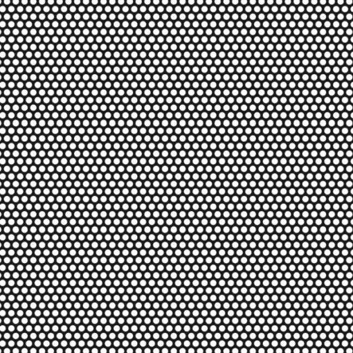 Aluminum perforated sheets R25T35-600x600